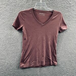 Eddie Bauer Womens T Shirt L Minimalist Essential V Neck Everyday Capsule Casual